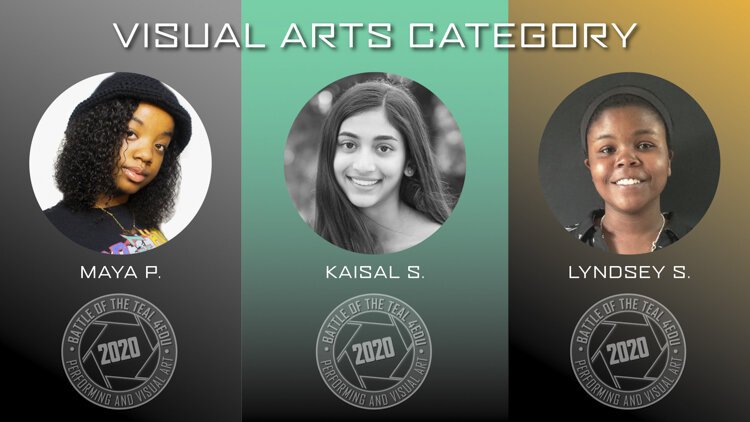 Battle of the Teal visual arts winners 2019